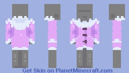 Fluffy Winter Coat Minecraft Skin