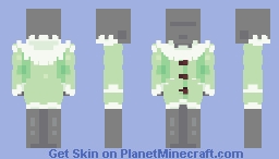 Fluffy Winter Coat Minecraft Skin