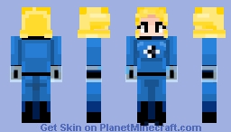 Invisible-Woman Classic Minecraft Skin