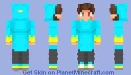 hiitzhunter with chao suit >:D Minecraft Skin