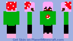 New Minecraft Skin Mushroom Sweater w/ Mushroom Hat Minecraft Skin