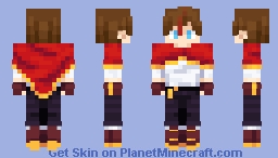 Red Hood plazaism Minecraft Skin