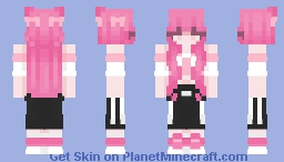 Pink Freestyle Minecraft Skin