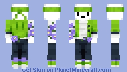 Lime StarGazxr Minecraft Skin