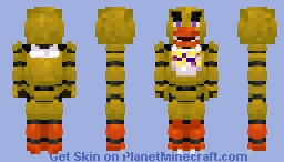 FNaF 1 - Chica The Chicken Minecraft Skin
