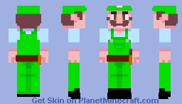 Super Mario Super Show! - Luigi Mario Minecraft Skin