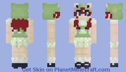 Frog Girl for @Twist3dWolf26 Minecraft Skin