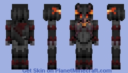 Hellhound | Monster Girl Encyclopedia (second variant) Minecraft Skin