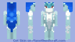 Shiny Suicune Minecraft Skin