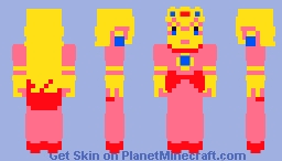 princess peach Minecraft Skin