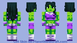 She-Hulk | Marvel Cosmic Invasion Minecraft Skin