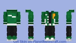 Full University Jacket Varsity Outfit Remastered Minecraft Skin