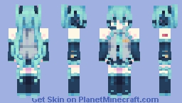 hatsune miku [vocaloid] Minecraft Skin