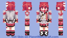 kasane teto [synth v] Minecraft Skin