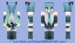 Hatsune Miku - 初音ミク Minecraft Skin