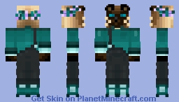 MCC Blank Canvas | Cyan Coyotes | Antfrost Minecraft Skin