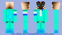 Antfrost MCC Pride Aqua Axolotls Minecraft Skin