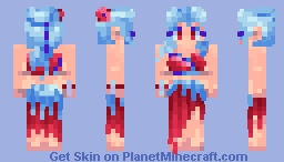 Aqua Ruby [My First Skin!] Minecraft Skin