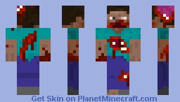 steve dead Minecraft Skin