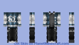 SKIN TEMPLATE - URBAN PIXEL RIDER Minecraft Skin