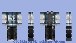 SKIN TEMPLATE - URBAN PIXEL RIDER Minecraft Skin
