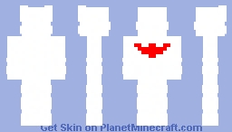 white and red batman Minecraft Skin