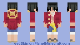 Luffy astetic Minecraft Skin
