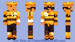 xd_Bayern - Yellow Team Hearts For Astra x Blockfest Minecraft Skin