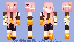 Ocareena - Yellow Team Hearts For Astra x Blockfest Minecraft Skin