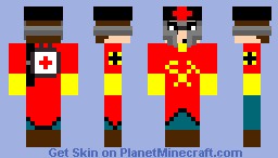 World TF2 Medic: Belarus Minecraft Skin