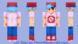 BF BOYFRIEND - FNF Friday Night Funkin Minecraft Skin