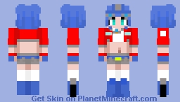 Bishoujo optimus prime Minecraft Skin