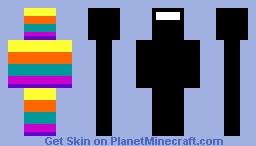 bit trip runner - commander video Minecraft Skin