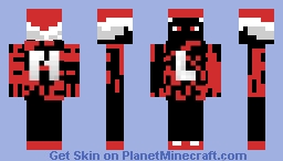 Black Red Minecraft Skin