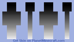 black and white Minecraft Skin