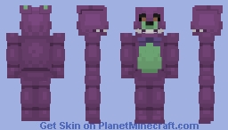 Blacklight Bonnie - Five Nights At Freddy's Merch Minecraft Skin