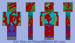 Bloody Zombie Skin Minecraft Skin