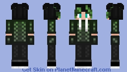 BloodyVP v8 - BloodyPVP Green Edition Minecraft Skin