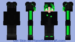 BloodyVP v7 - Green Minecraft Skin
