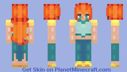 Winx Bloom ♥ 𝐁𝐚𝐧𝐚𝐧𝐚𝐬𝐨𝐦𝐞 Minecraft Skin
