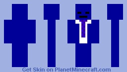 Blue Spy Minecraft Skin