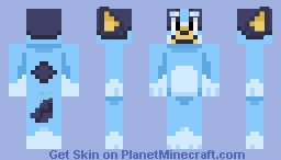 Bluey Heeler Minecraft Skin