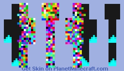 Half Glitch Guy Minecraft Skin