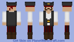 Bobimothy the pirate Minecraft Skin