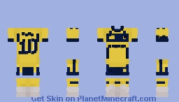 CA Boca Juniors || Away Kit 2025/26 Minecraft Skin