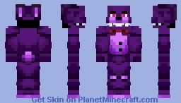 BONNIE THE BUNNY || FNAF 1 MINECRAFT SKIN BY 5NIGHTS4TERROR Minecraft Skin