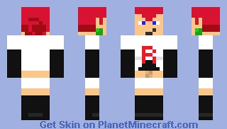 Team Rocket (Jessie) Minecraft Skin