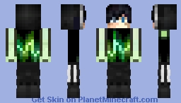 Green black boy Minecraft Skin