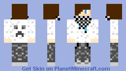 boy with creeper on shirt :D Minecraft Skin