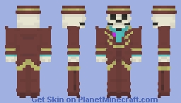 Brittle Bones Nicky - Ghost Nicky Minecraft Skin